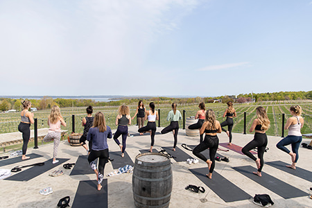 private yoga party Traverse City