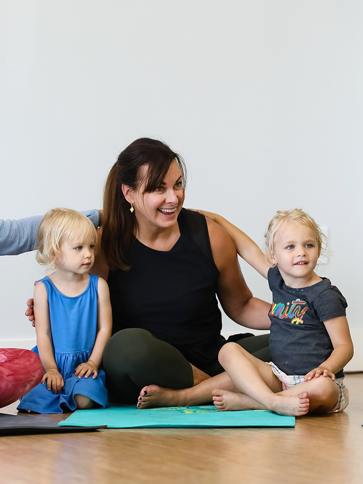 Kay Epple kids yoga teacher