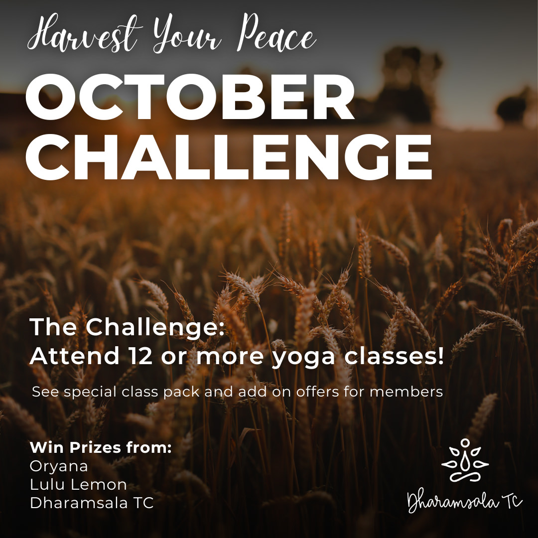 October yoga challenge at Dharamsala TC