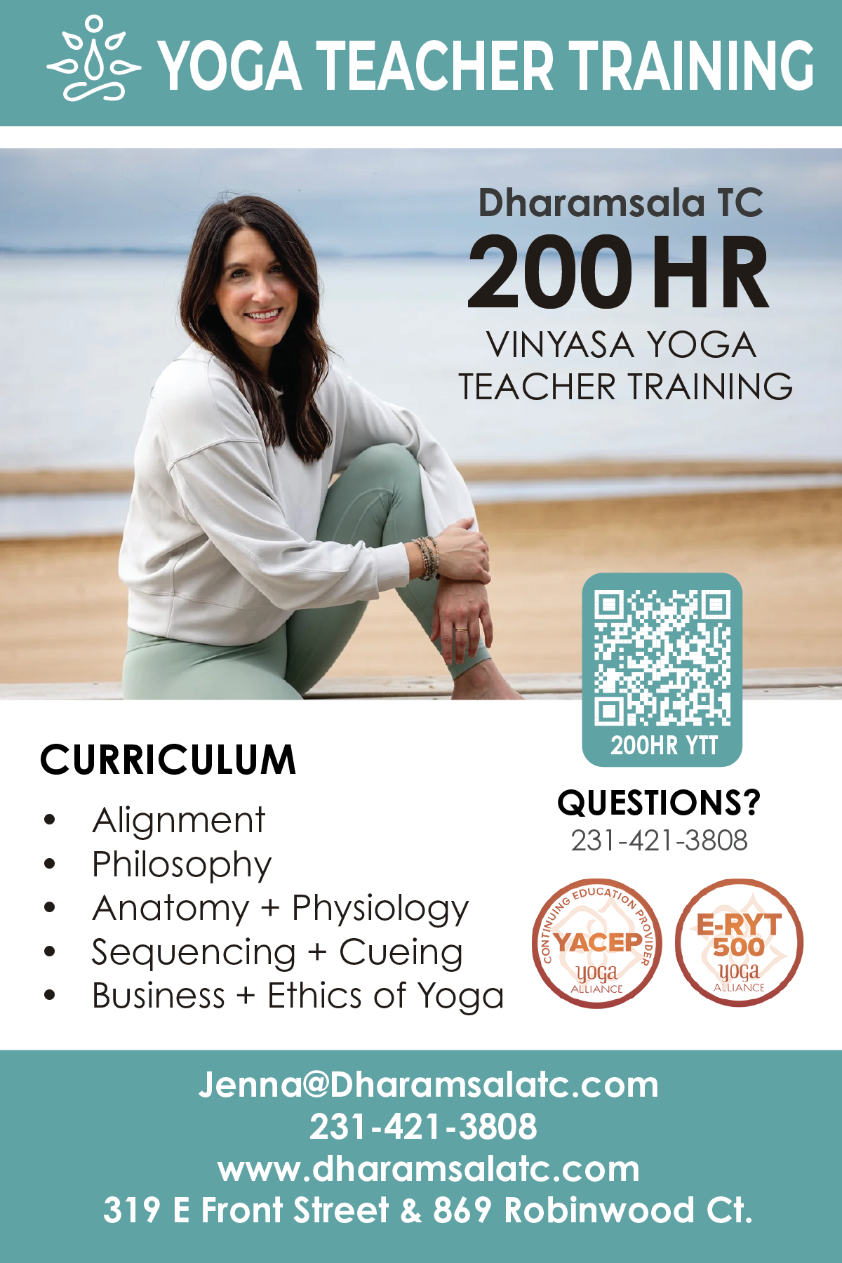 Yoga Teacher Training at Dharamsala in Traverse City