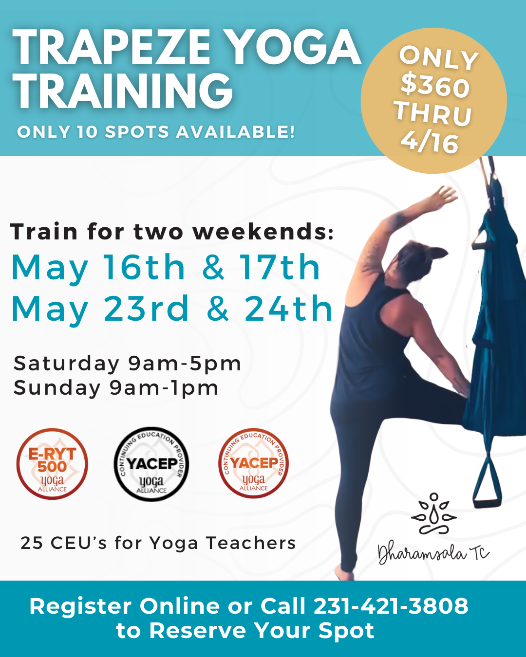 Trapeze Yoga Training Dharamsala TC